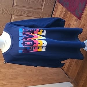 Old navy sweatshirt 4x women's blue